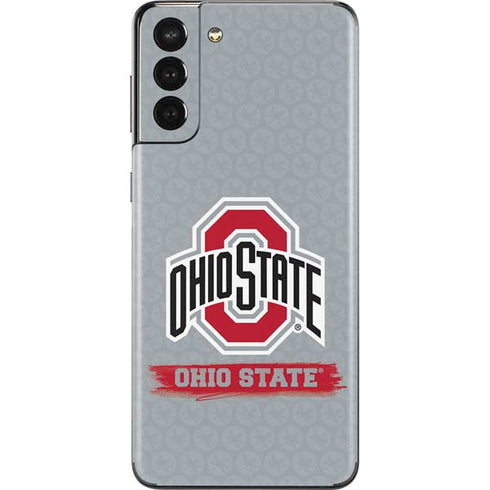 Ohio State University Distressed Logo Galaxy S21 Plus 5G Skin